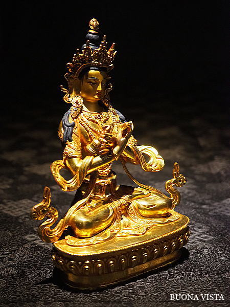BE856 チベット仏 アミターバ 阿弥陀如来坐像 銅製 仏教美術 BE856