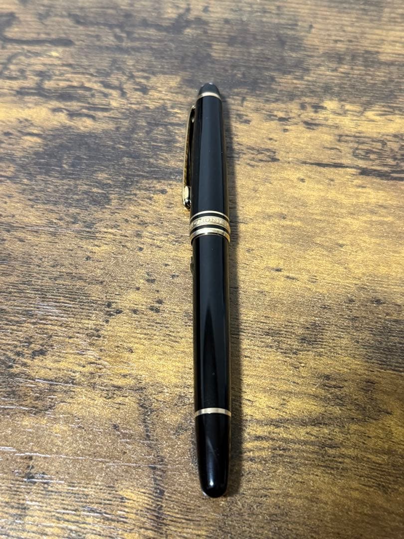 筆記確認&洗浄済　西ドイツ製　モンブラン　14k 万年筆　中細字