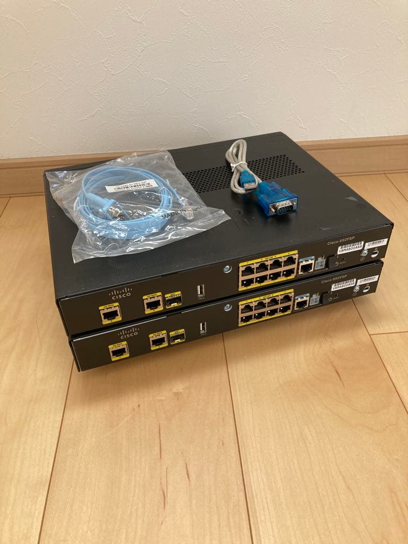 【CCNA、CCNP】2台Cisco892FSP CCNA、CCNP】2台Cisco892FSP
